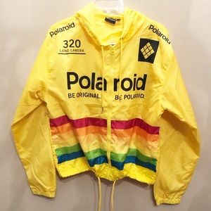 polaroid jacket yellow